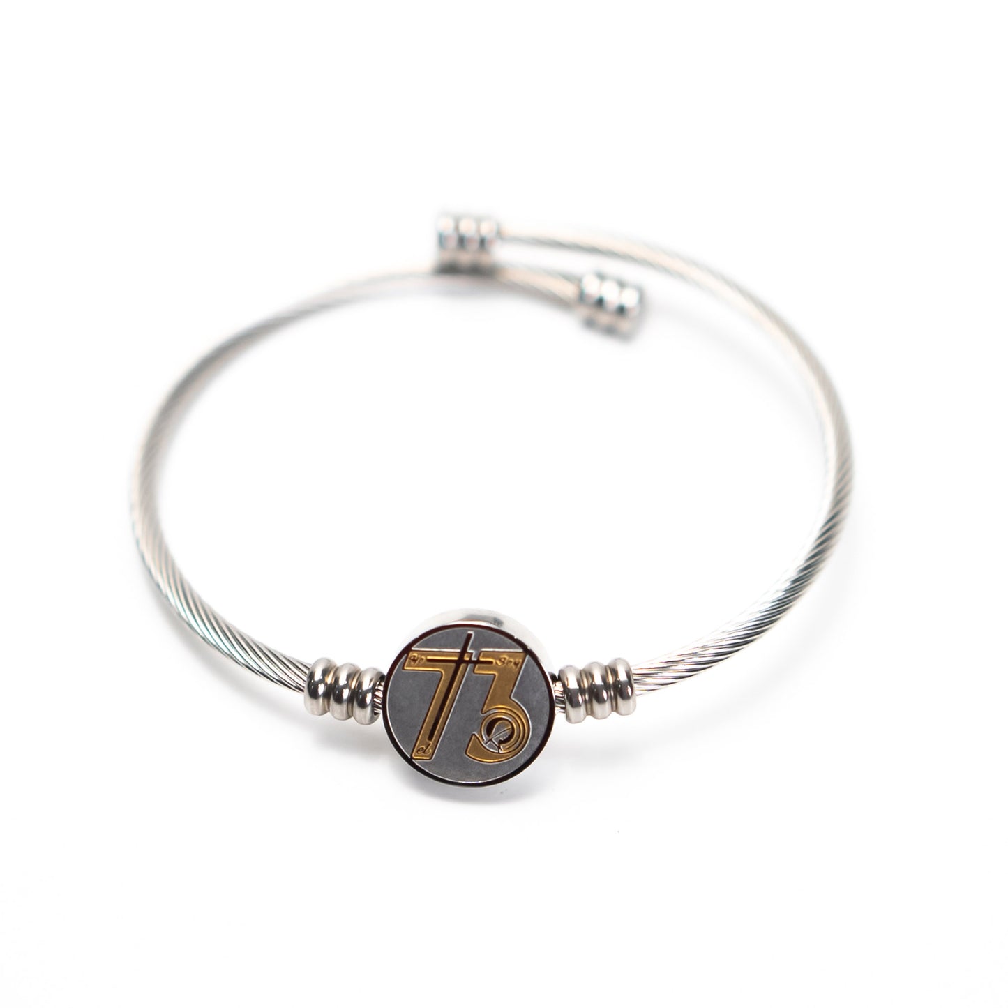 Brazalete - Ajustable de Acero Inoxidable “YO SOY EL 73”