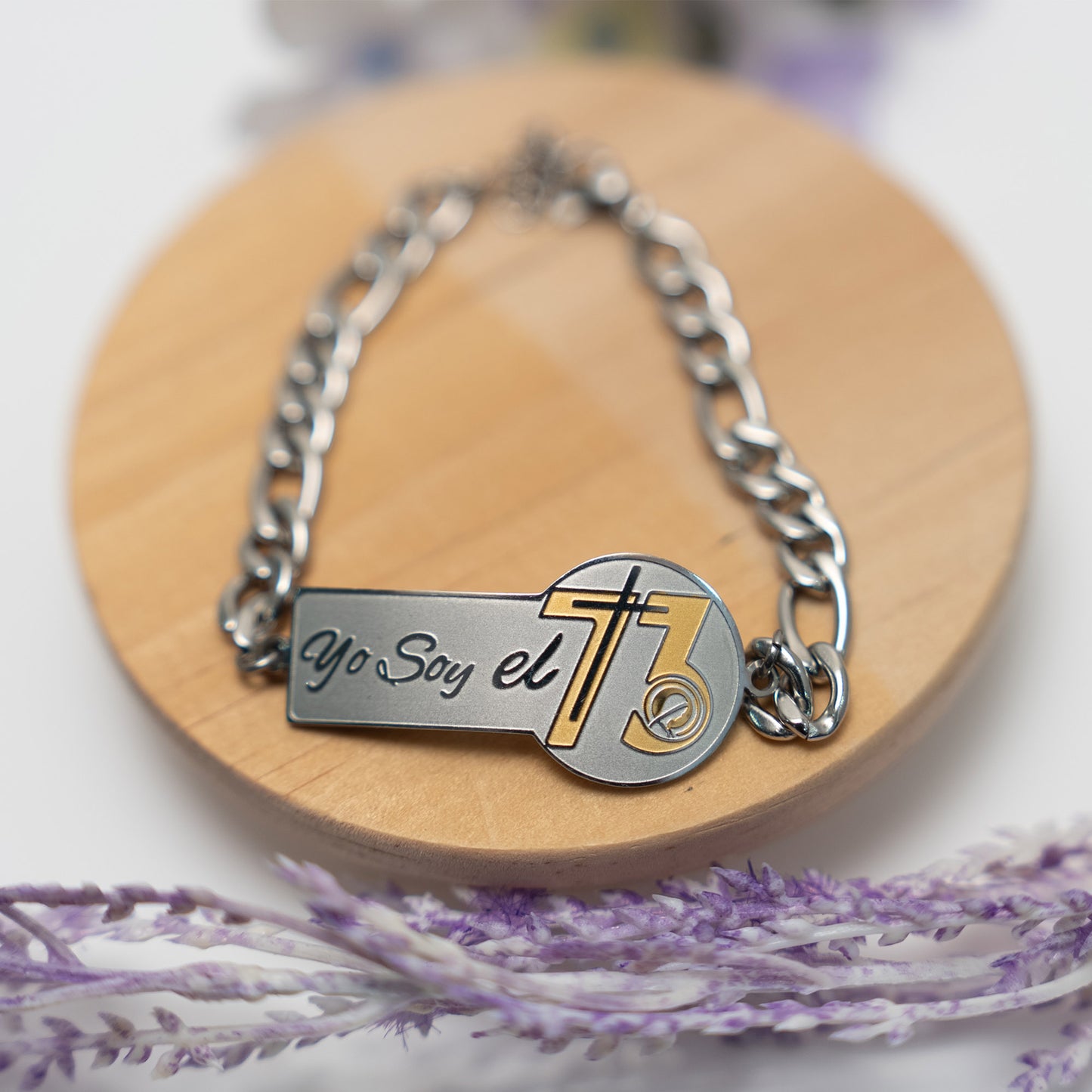 Esclava – Para Mujer De Acero Inoxidable “YO SOY EL 73”