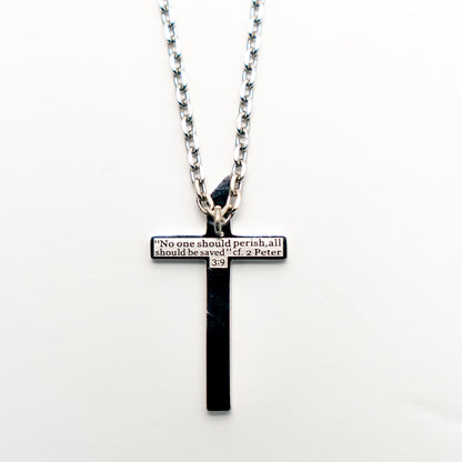 Cross Pendant -Stainless-Steel Cross and Chain Necklace