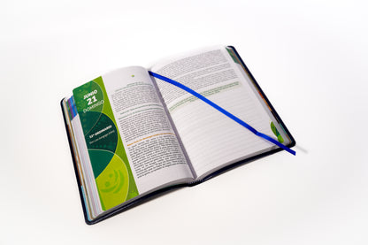 Diario Biblico Ciclo A  El Sembrador, Cuero Suave Azul