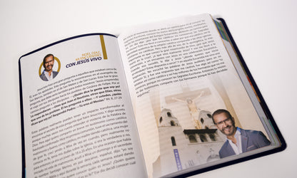 Diario Biblico Ciclo A  El Sembrador, Cuero Suave Azul