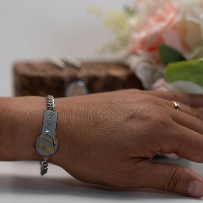 Esclava – Para Mujer De Acero Inoxidable “YO SOY EL 73”