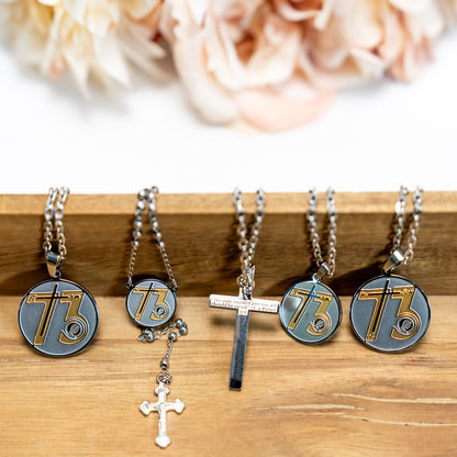 Cross Pendant -Stainless-Steel Cross and Chain Necklace