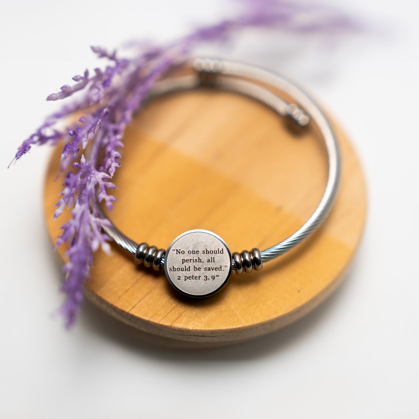 Bangle - Adjustable Stainless-Steel “I AM 73”